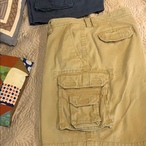 Saltwater by Izod Chinos Cargo Shorts sz 38